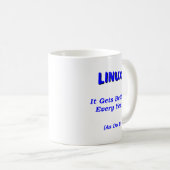 Mug Linux allant mieux (Devant droit)