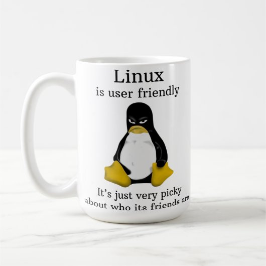 Mug Linux Édition Limitée (Gauche)