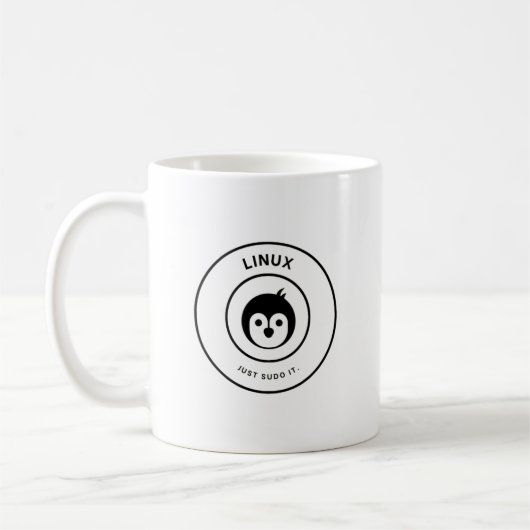 Mug Linux est convivial (Gauche)