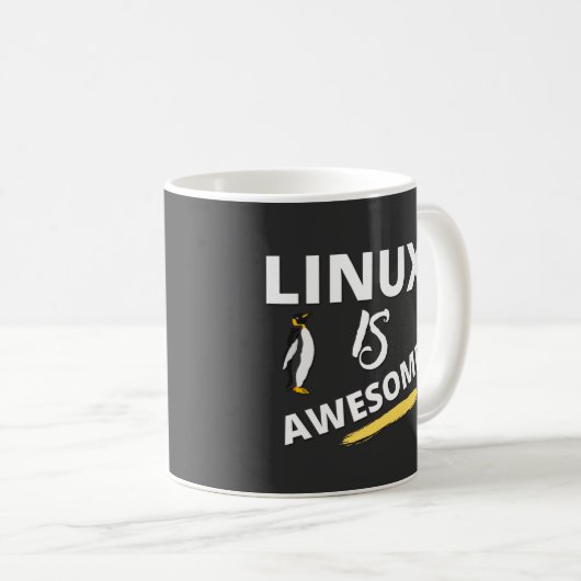 Mug Linux est un logiciel génial (Devant droit)