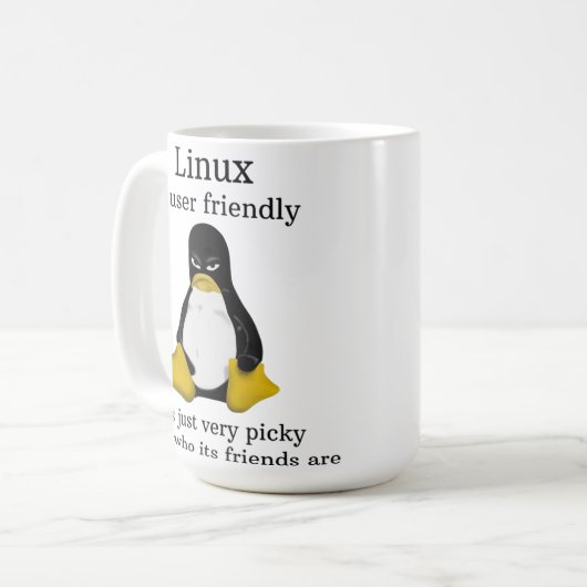 Mug Linux Limited Edition (Devant gauche)