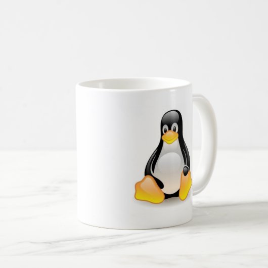 Mug Linux-pingouin-Tux (Devant droit)