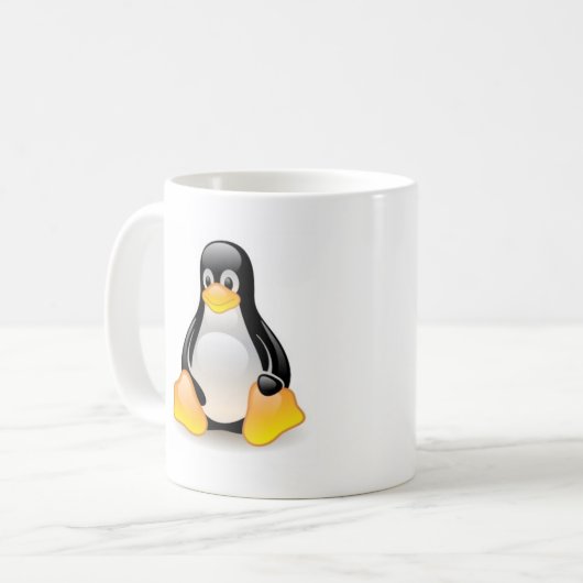 Mug Linux-pingouin-Tux (Devant gauche)