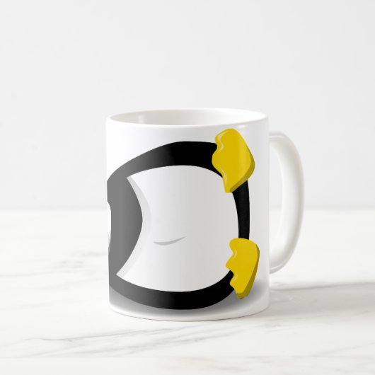 Mug Linux Tux sleeping (Devant droit)