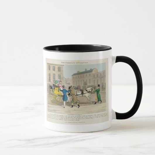 Mug L'invitation pressante, 'des trous à la mode, (Droite)