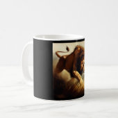 Mug Lion (12) Chat sauvage (Devant gauche)