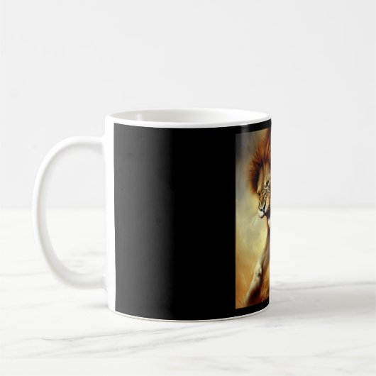 Mug Lion (3) Chat sauvage (Gauche)