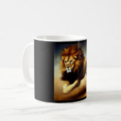 Mug Lion (6) Chat sauvage (Devant gauche)