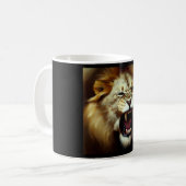 Mug Lion (9) Chat sauvage (Devant gauche)