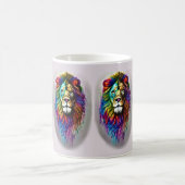 Mug Lion à l'arc-en-ciel couleur Imaginaire (Centre)