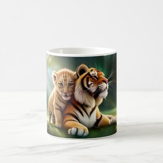 Mug Lion avec bébé (Centre)