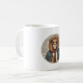 Mug Lion avec lunettes de soleil (Devant gauche)