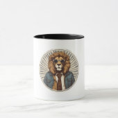 Mug Lion avec lunettes de soleil (Centre)