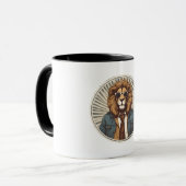 Mug Lion avec lunettes de soleil (Devant gauche)
