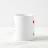 Mug Lion avec réflexion (rouge) (Centre)
