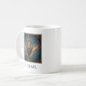Mug Lion Bleu Zodiaque Céleste (Devant gauche)