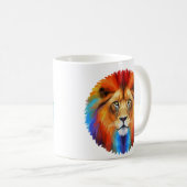 Mug Lion coloré (Devant droit)