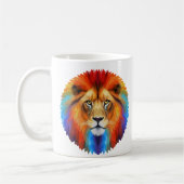 Mug Lion coloré (Gauche)