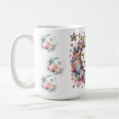 Mug Lion Coloré Astrologie Zodiaque Lion (Gauche)