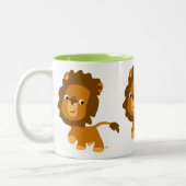 Mug Lion Contenu Dessin Animé Mignon (Gauche)