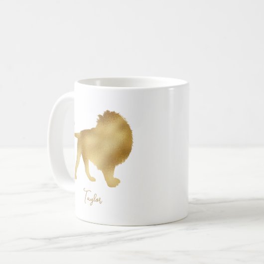 Mug Lion courageux (Devant gauche)