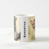 Mug Lion Cub CLimbing Tree Personalised Photo (Centre)