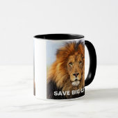 Mug Lion d'Afrique 1 (Devant droit)