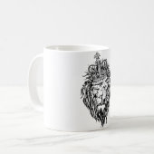 Mug Lion dans la couronne (Devant gauche)