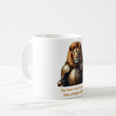 Mug Lion de chevalier (Devant gauche)