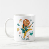 Mug Lion de dessin et guitare (Gauche)