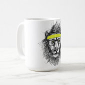 Mug lion de hippie (Devant gauche)