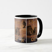 Mug Lion de Juda Courage & Dévotion À La Parole Des Di (Devant droit)