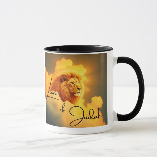 Mug Lion de Juda tasse, chaque oeil verra (Droite)