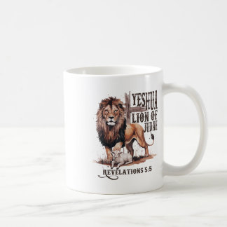 Mug Lion De Juda Yeshua Jésus Bible Christi Religieux