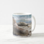 Mug Lion de la mer d'Australie et petit (Devant droit)