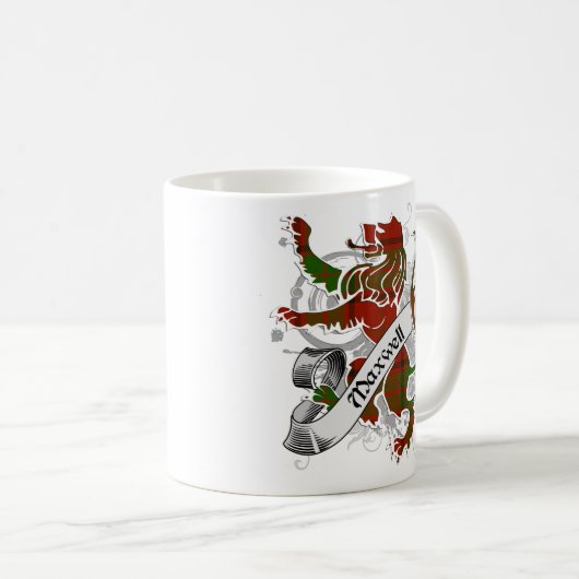 Mug Lion de Maxwell Tartan (Devant droit)