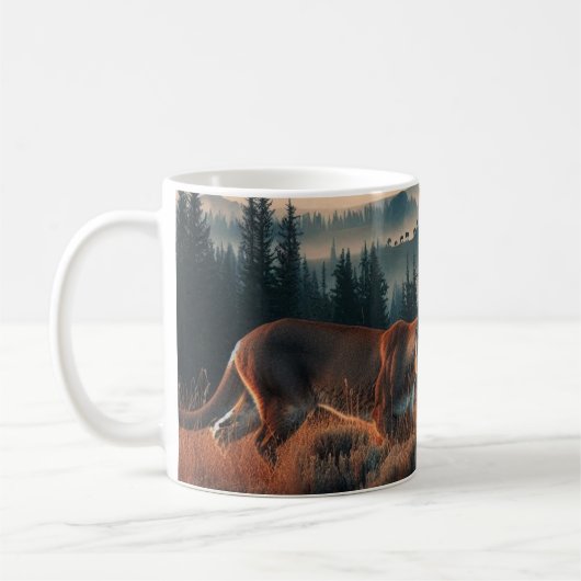 Mug Lion de montagne Stalking (Gauche)