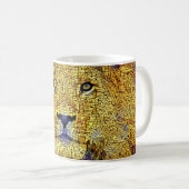Mug Lion de Mosaïque (Devant droit)