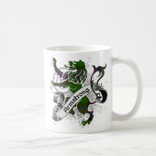 Mug Lion de tartan d'Armstrong