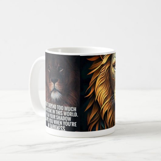 Mug Lion du matin (Devant gauche)