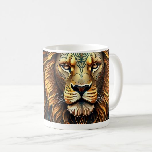 Mug Lion du matin (Devant droit)