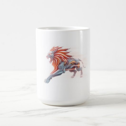 Mug Lion en Course (Centre)