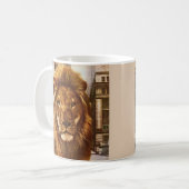 Mug lion en ville (Devant gauche)