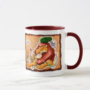 Mug LION ET AGNEAU PAIX par Jeff Willis Art