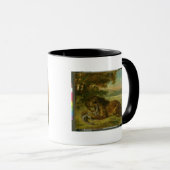 Mug Lion et alligator, 1863 (Devant droit)