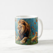 Mug Lion Et Cub (Devant droit)