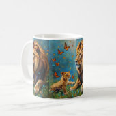 Mug Lion Et Cub (Devant gauche)