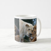 Mug Lion et lionne (Devant droit)