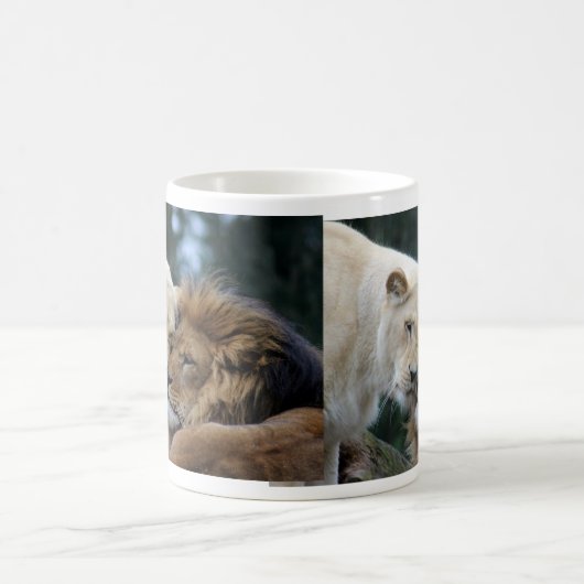 Mug Lion et lionne (Centre)