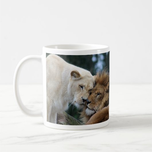 Mug Lion et lionne (Gauche)